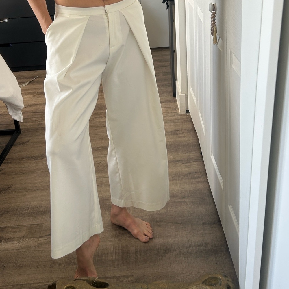 Alexis Jayce Wide Leg Culotte Cropped Pants XS